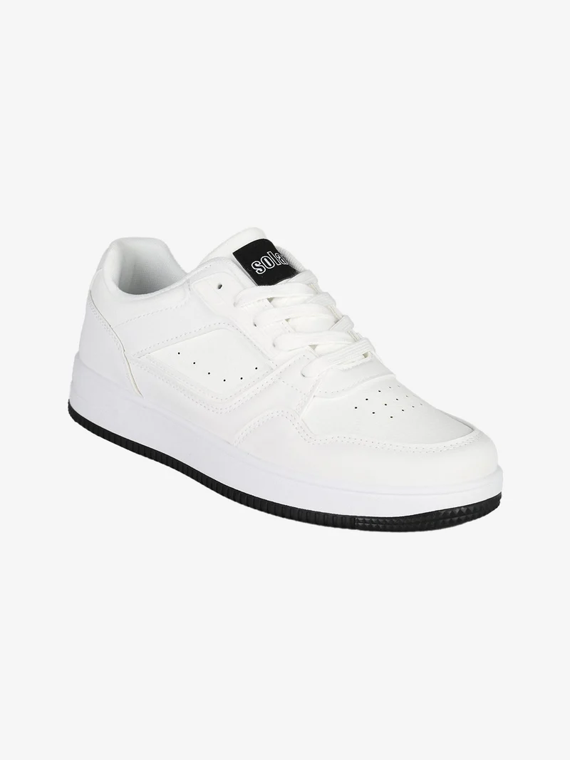 Sneakers da uomo stringate - bianco