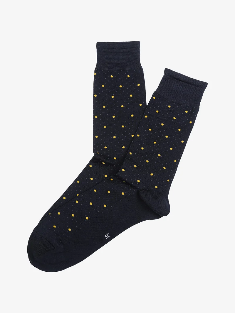 Calze corte da uomo in cotone mercerizzato - giallo