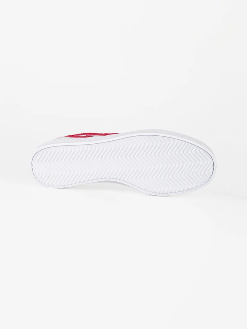 Sneakers basse in tela - rosso