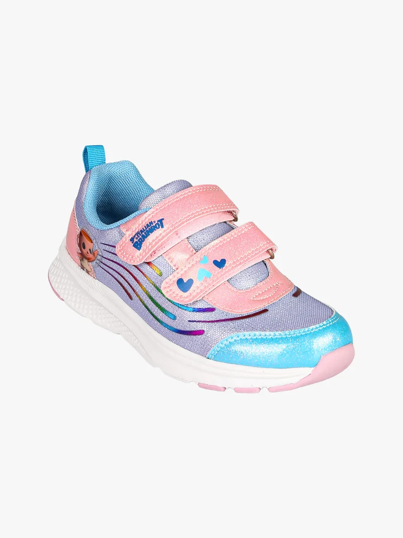 Sneakers da ragazza con cinturini a strappo - multicolore