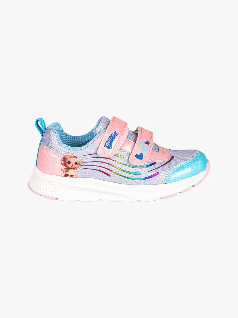 Sneakers da ragazza con cinturini a strappo - multicolore