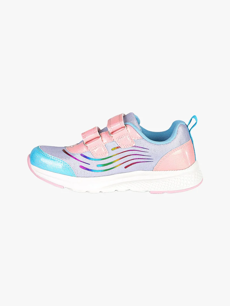 Sneakers da ragazza con cinturini a strappo - multicolore
