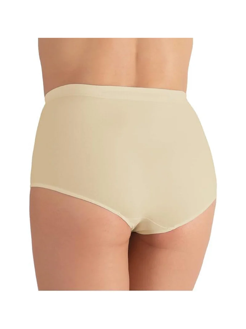 Culotte contenitiva da donna in microfibra - nudo