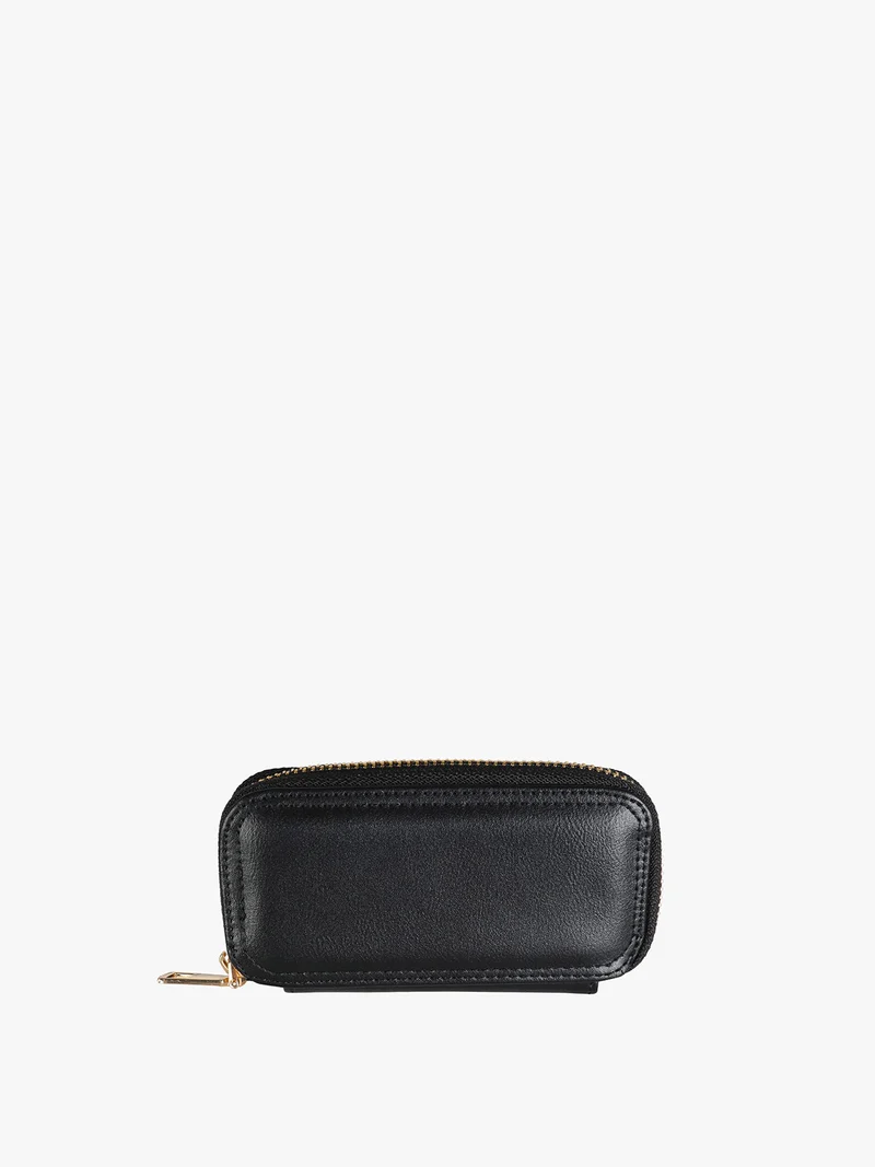 Portachiavi chiuso con cerniera - nero