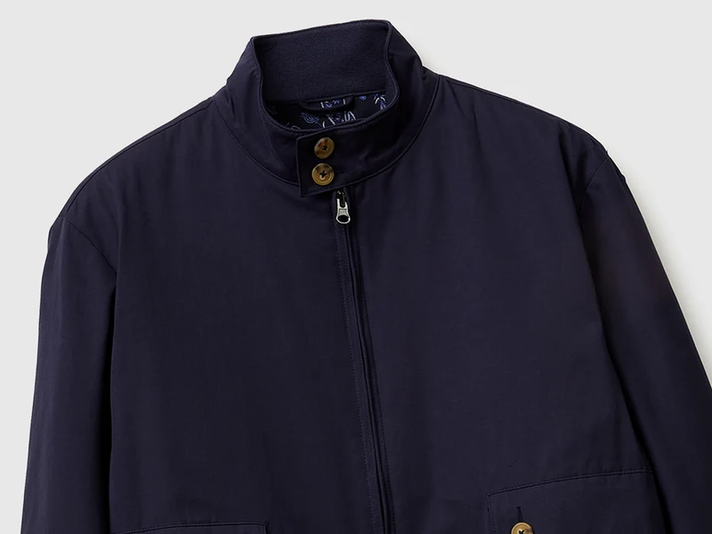 Jacke mit Paisley-Futter