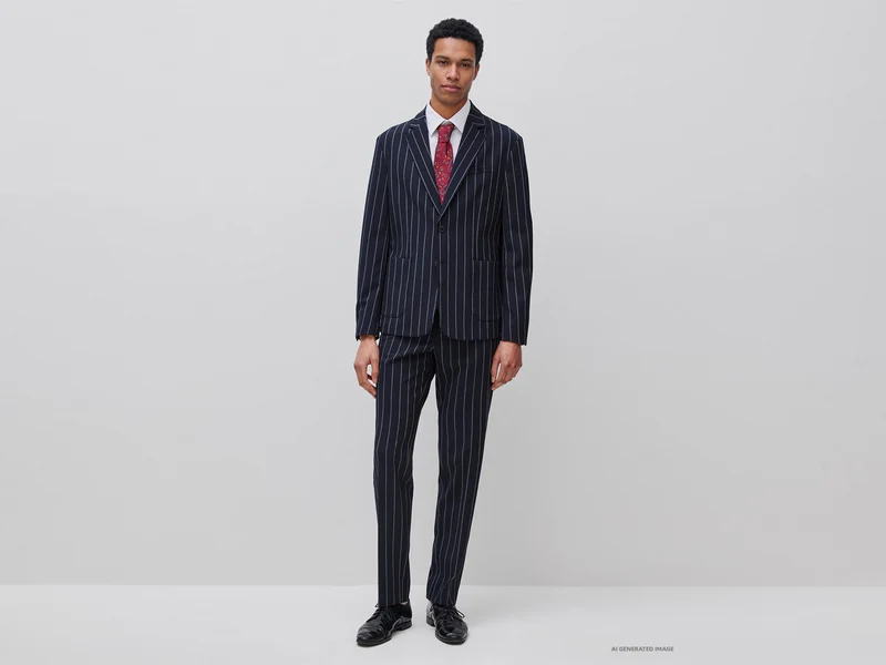 Gestreifter Blazer