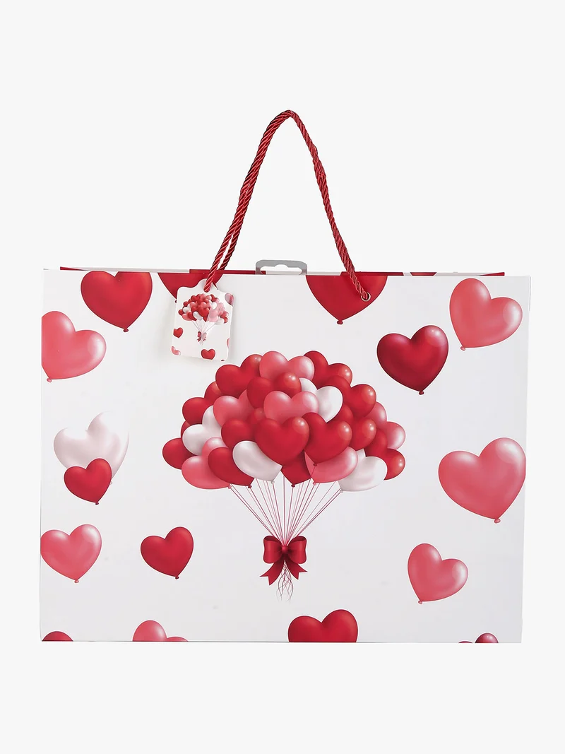 Sacchetto regalo cuori - multicolore