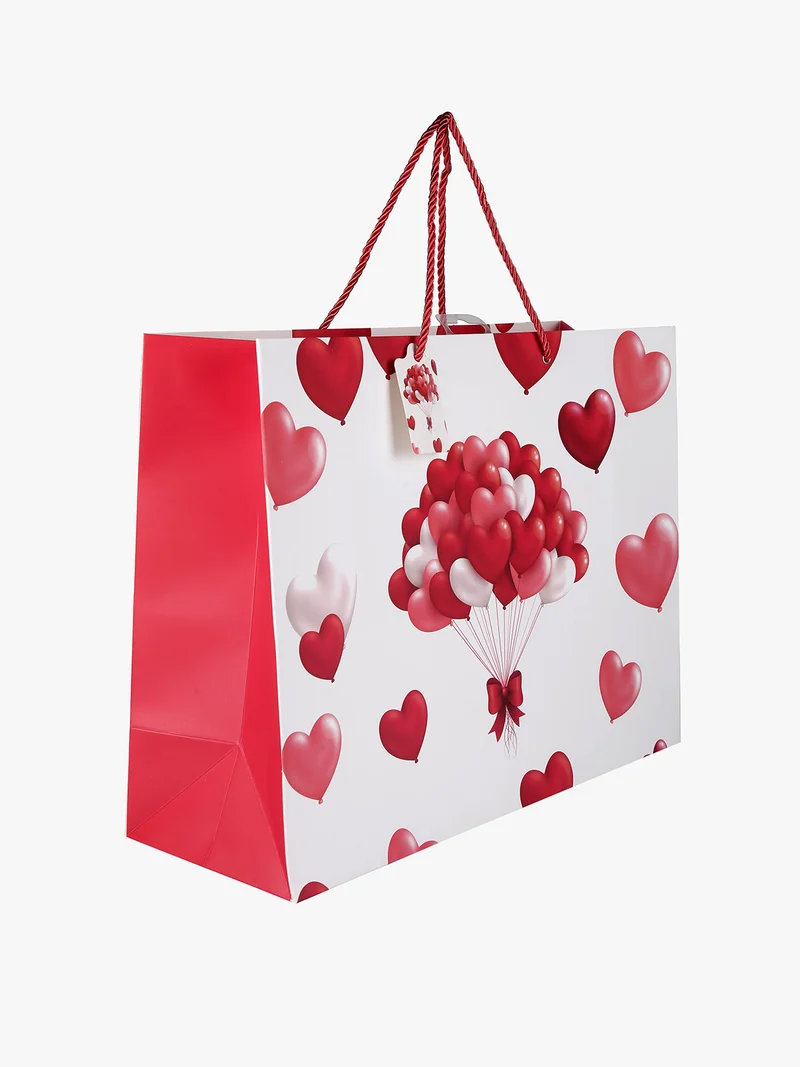 Sacchetto regalo cuori - multicolore