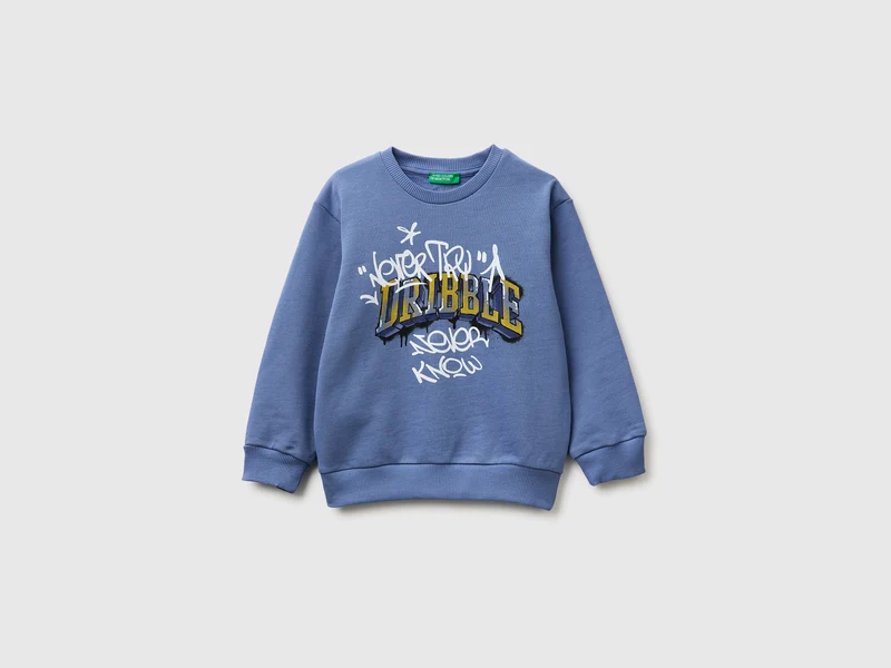 Oversize-Sweatshirt mit Aufdruck