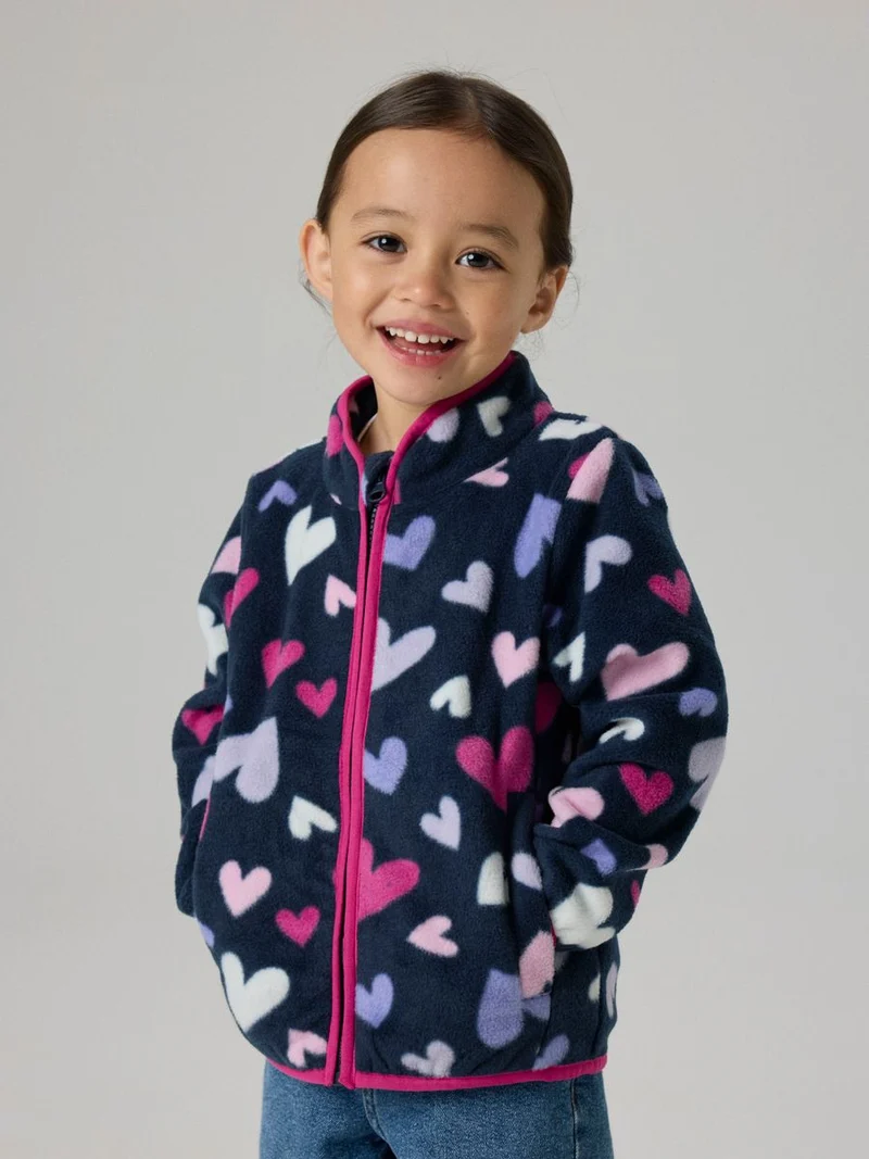 NMFMEEKO FLEECE JACKET AOP2 NOOS
