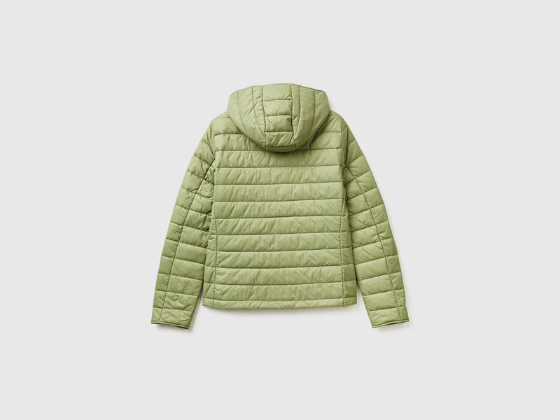 Leichte Daunenjacke mit Kapuze