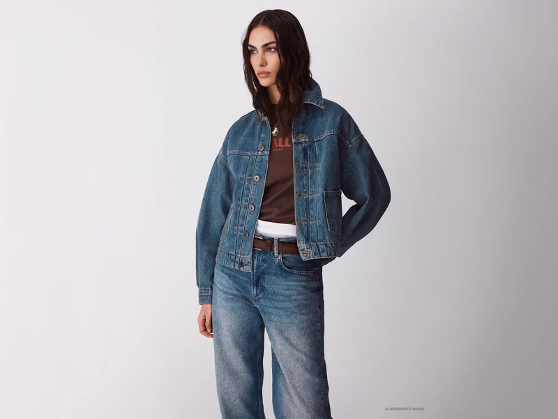 Vintage-Jeansjacke
