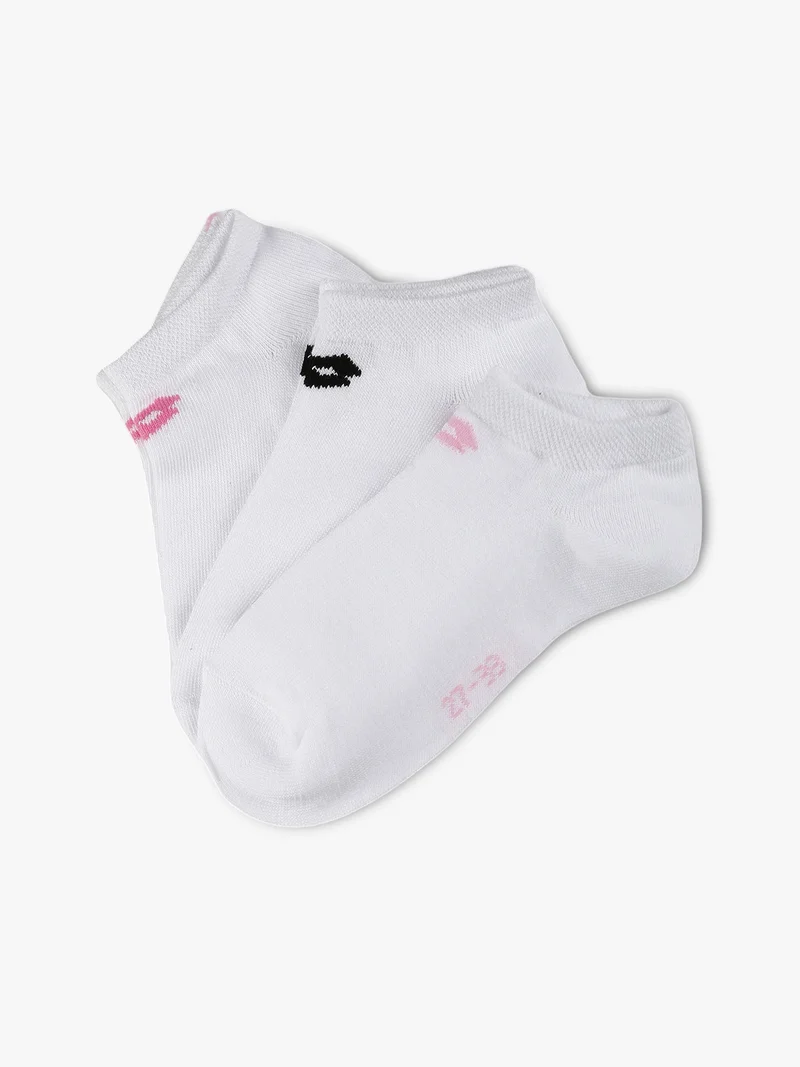 Calzini corti da bambina. Confezione da 3 paia - bianco