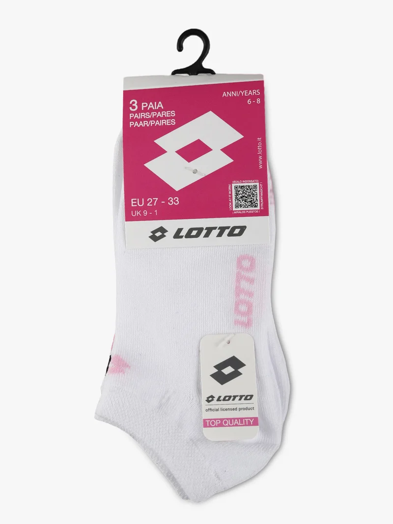 Calzini corti da bambina. Confezione da 3 paia - bianco