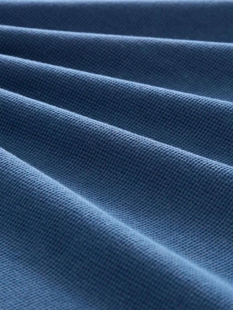 T-Shirt mit Waffelstruktur