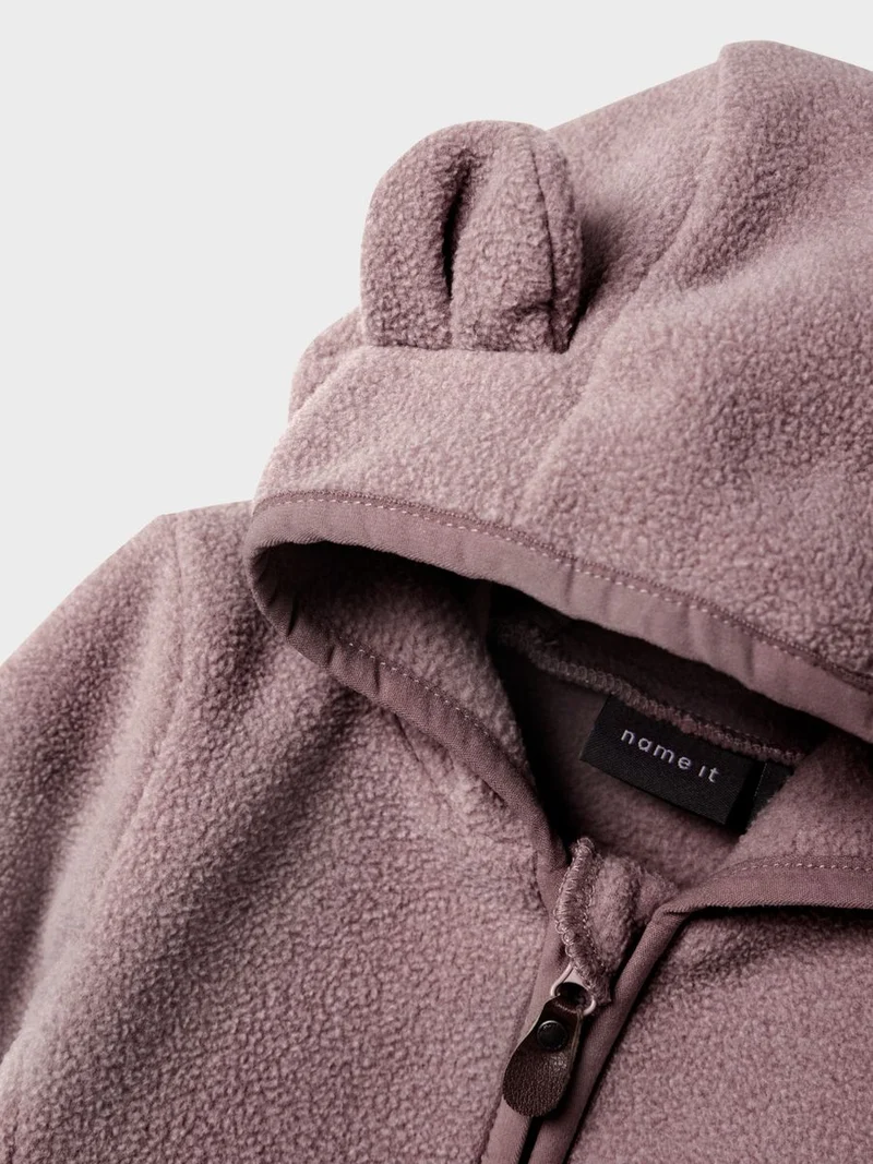 NBNMEEKO FLEECE JACKET MELANGE NOOS