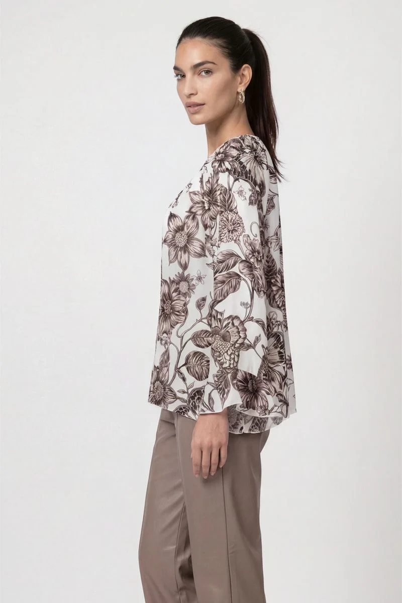 Bluse mit Blumenmuster