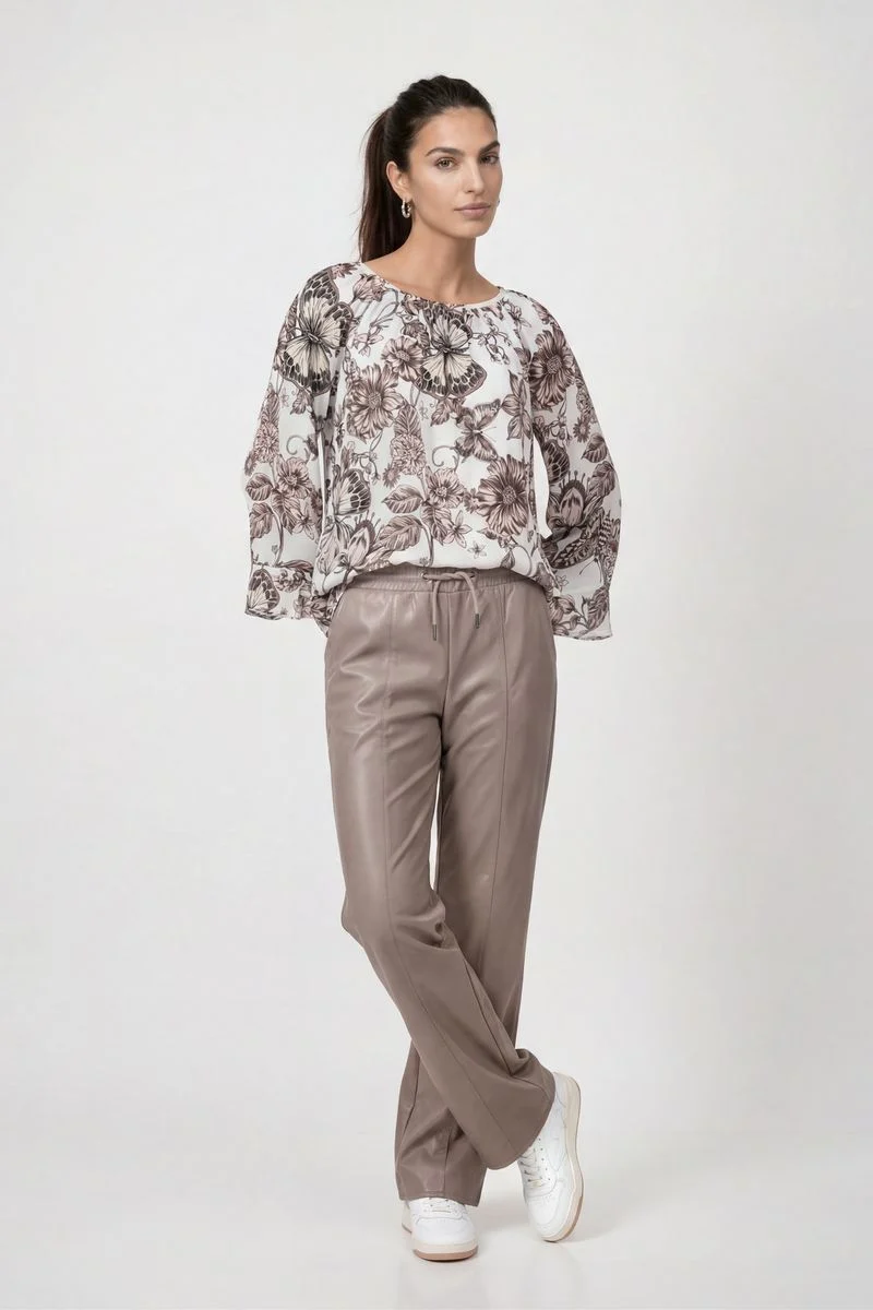 Bluse mit Blumenmuster