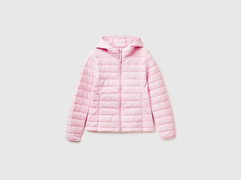 Leichte Daunenjacke mit Kapuze