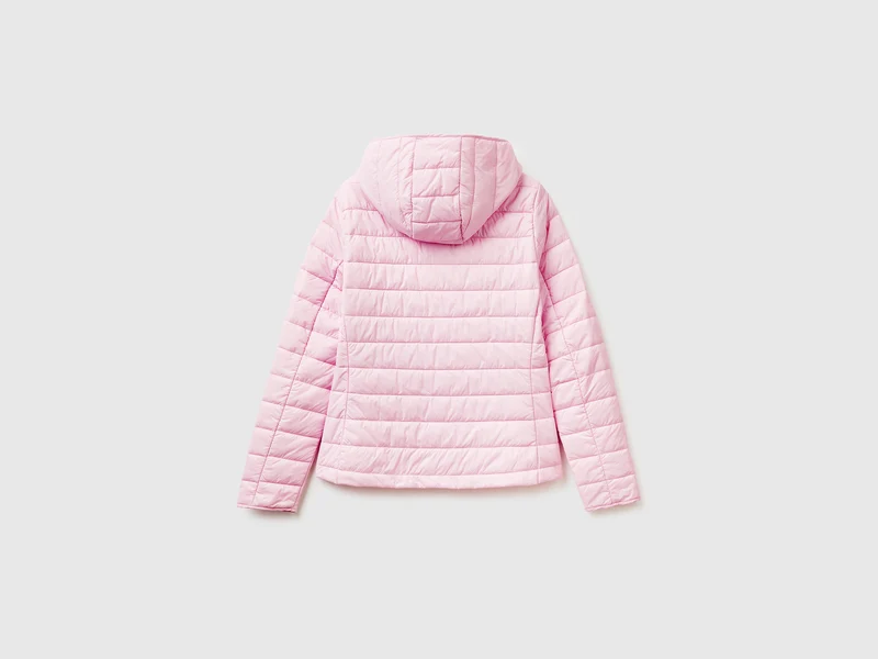 Leichte Daunenjacke mit Kapuze