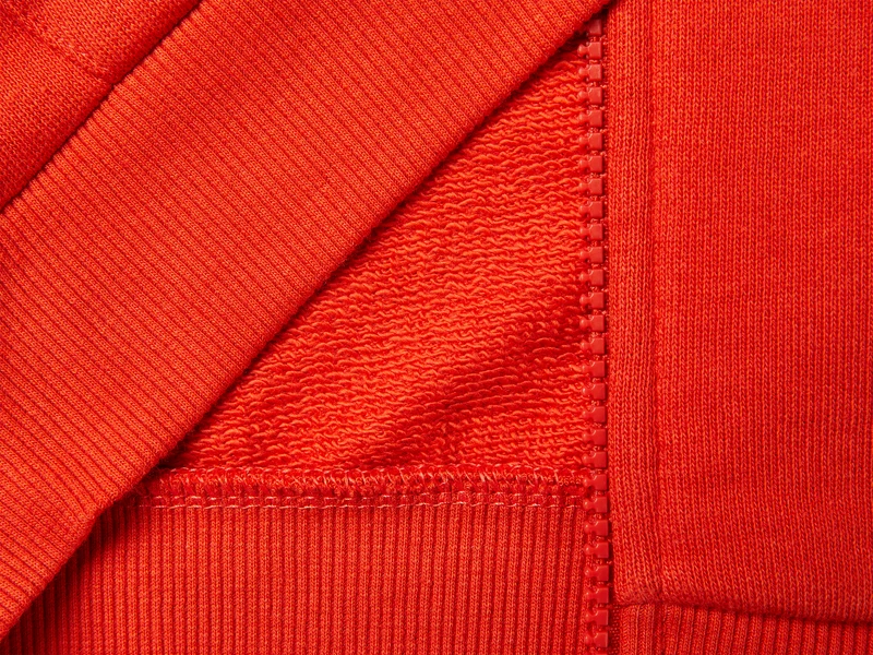Sweatshirt aus Bio-Baumwolle mit Reißverschluss