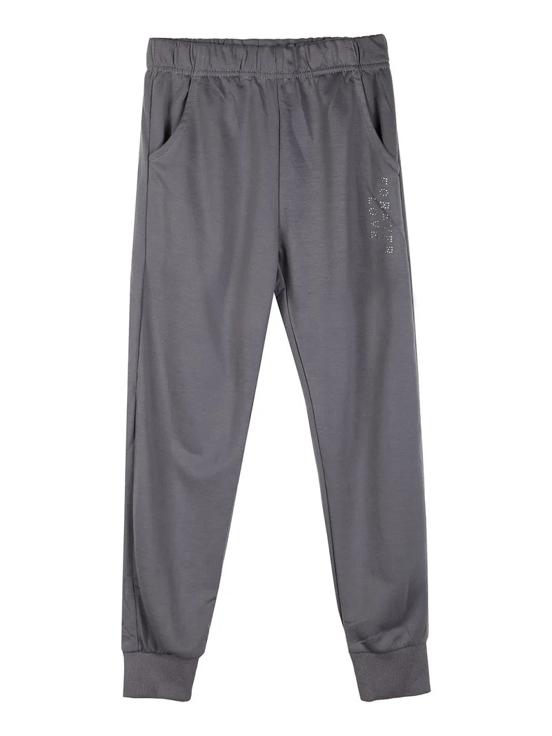 Completo tuta da bambina 2 pezzi felpa e pantaloni - rosa