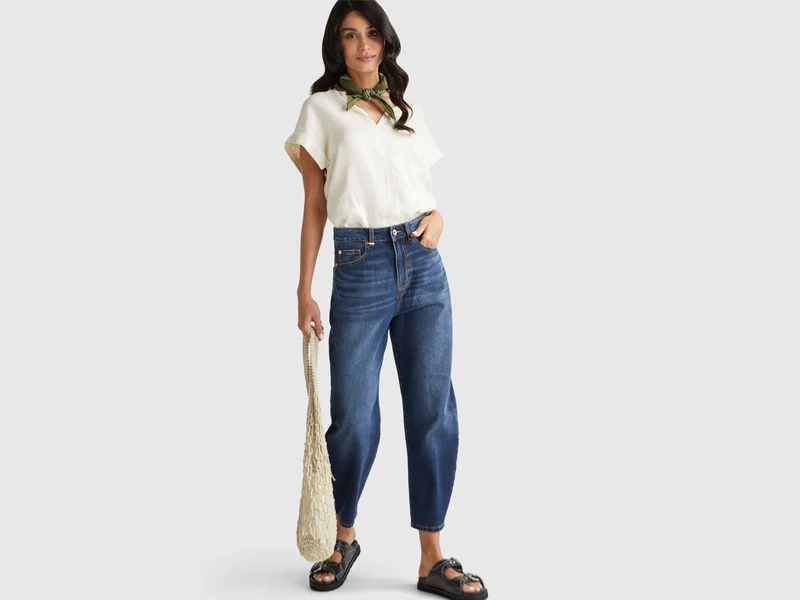 Jeans im Ballonschnitt