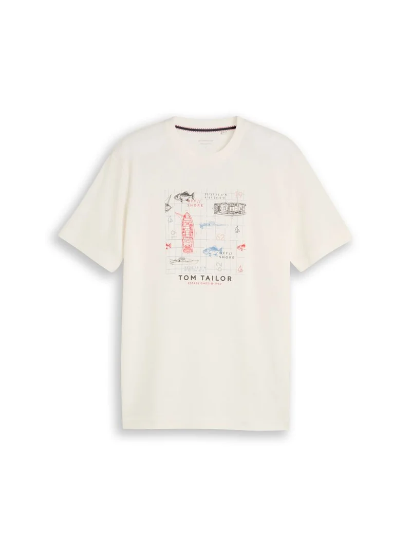 T-Shirt mit Waffelstruktur