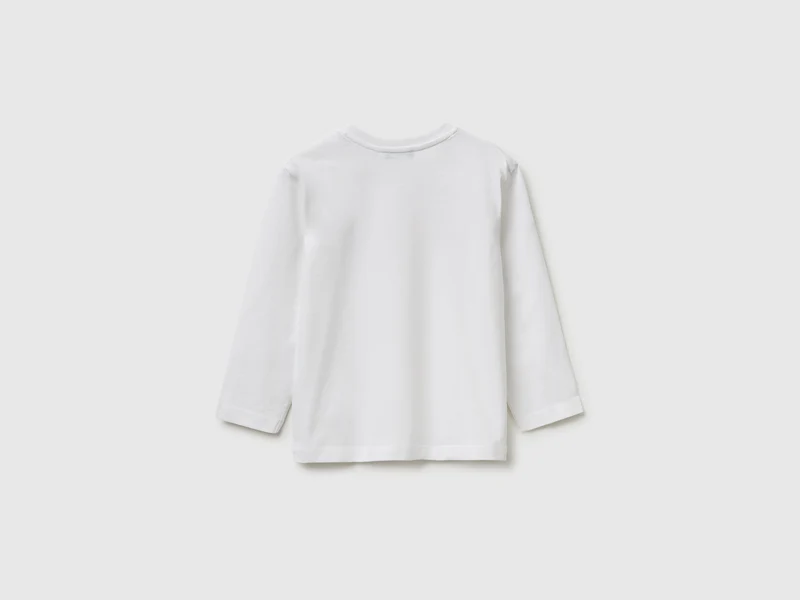 Bio-Baumwoll-T-Shirt mit Logodruck