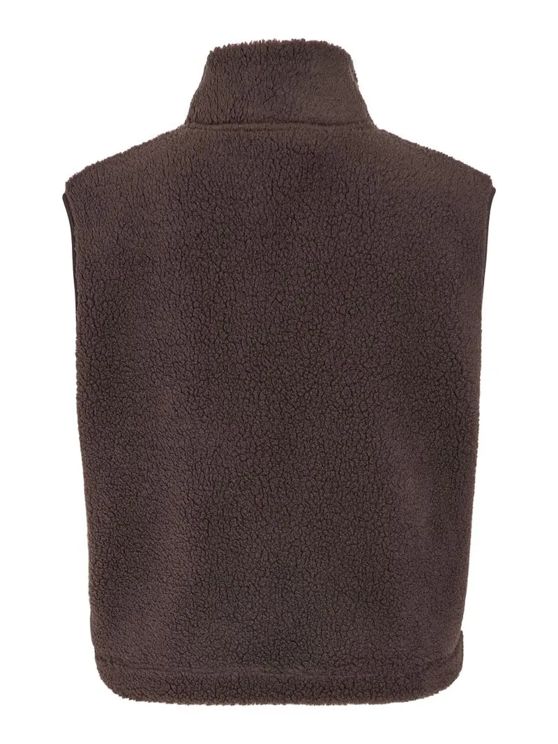 NMMASEY SHORT TEDDY VEST NOOS