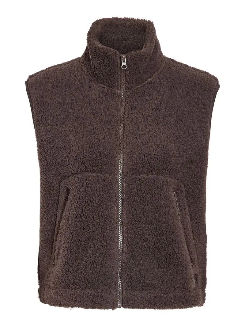 NMMASEY SHORT TEDDY VEST NOOS