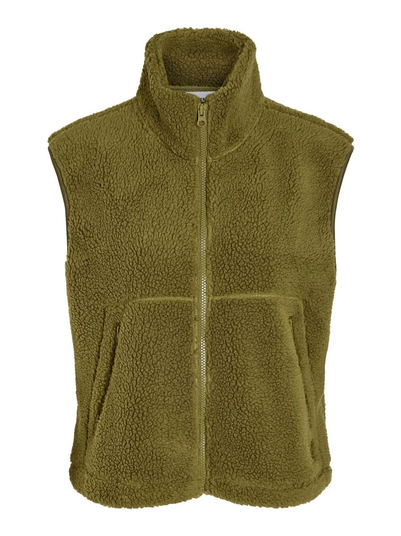 NMMASEY SHORT TEDDY VEST NOOS