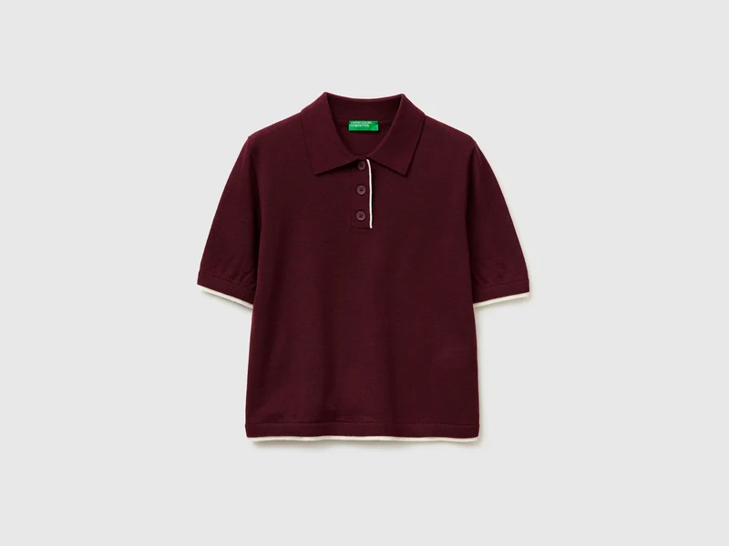 Poloshirt aus 100 % Merinowolle