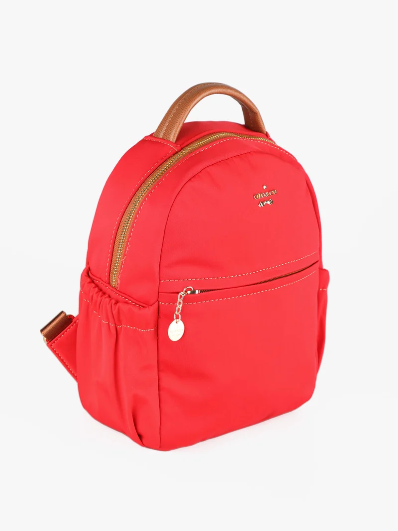 Zainetto donna in tessuto - rosso