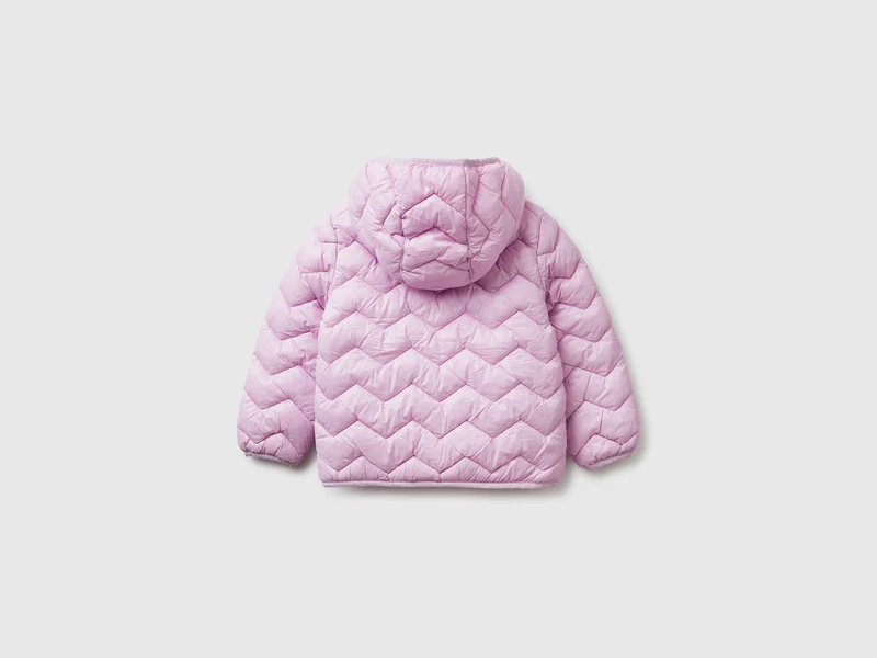 Wattierte Jacke mit Kapuze