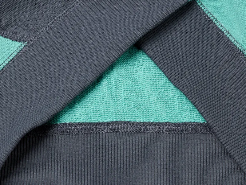 Sweatshirt aus reiner Baumwolle mit Reißverschluss