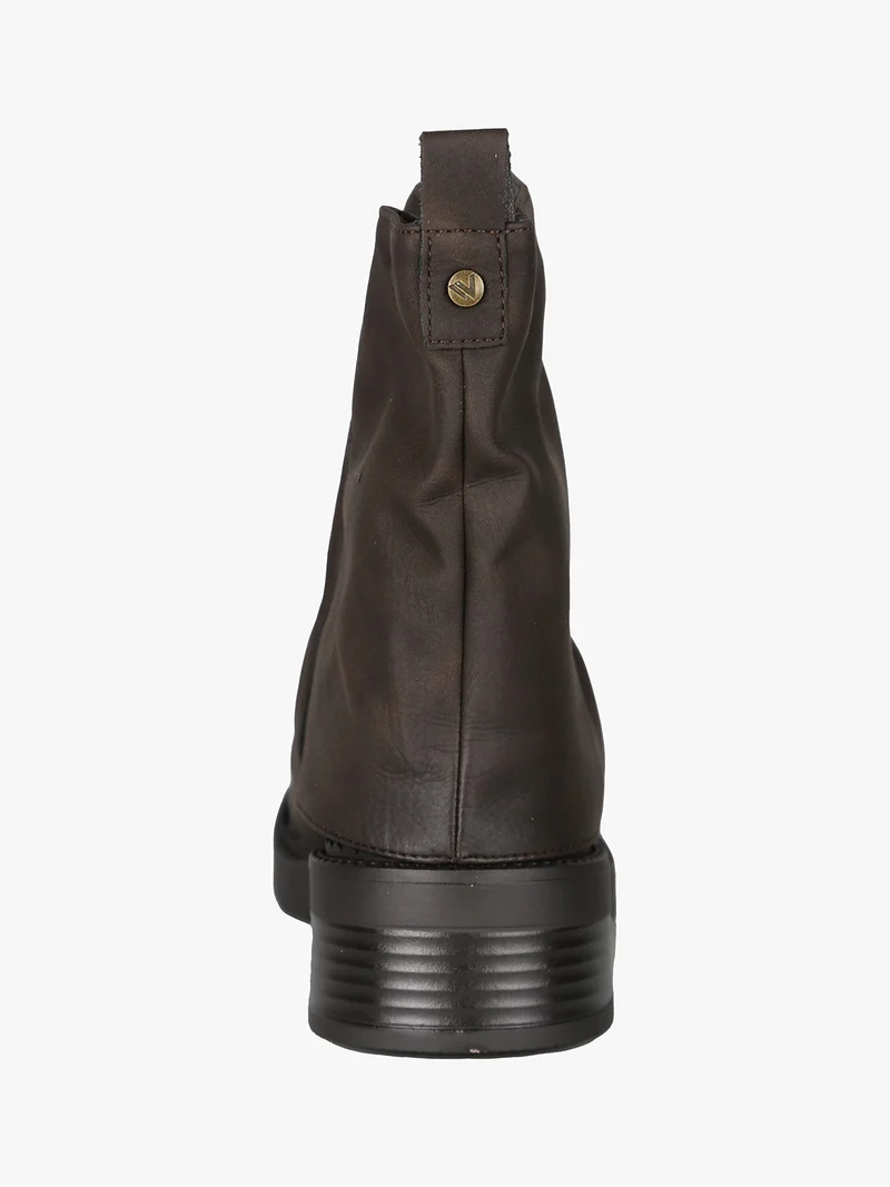 Stivaletti donna slouchy - moro