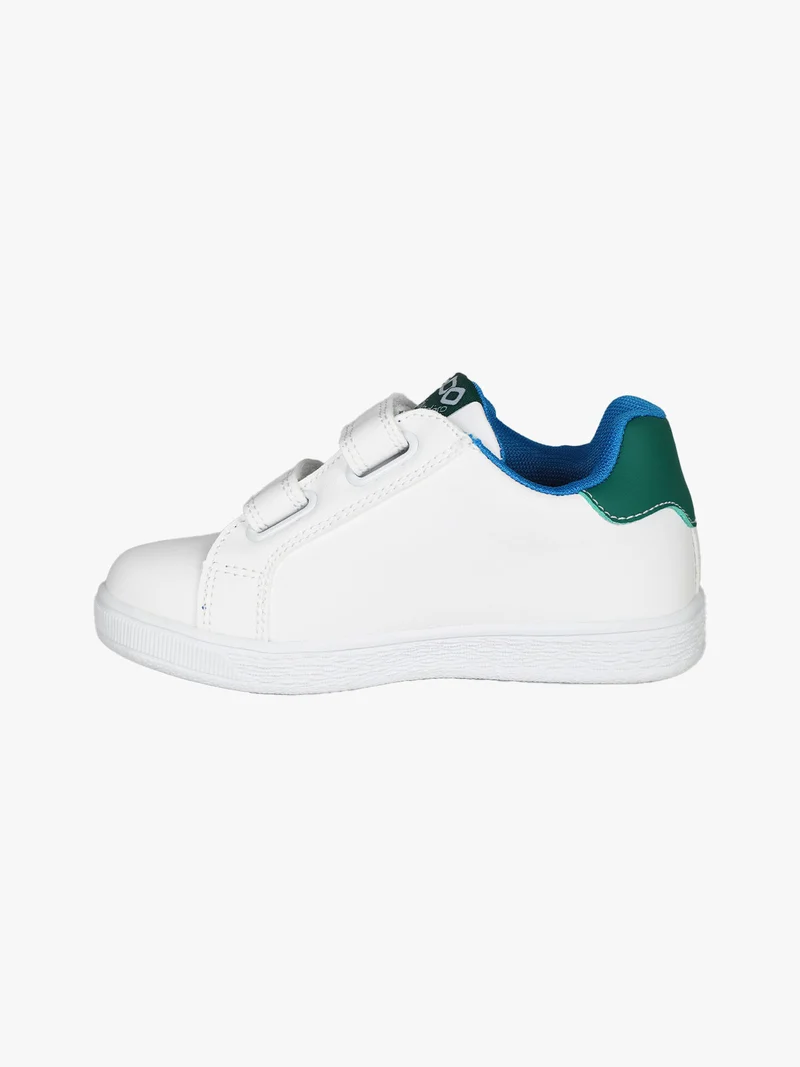 Sneakers da bambino con strappi - verde