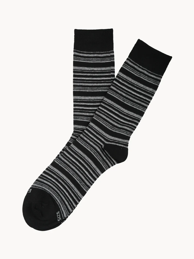 Calze lunghe da uomo in caldo cotone - grigio