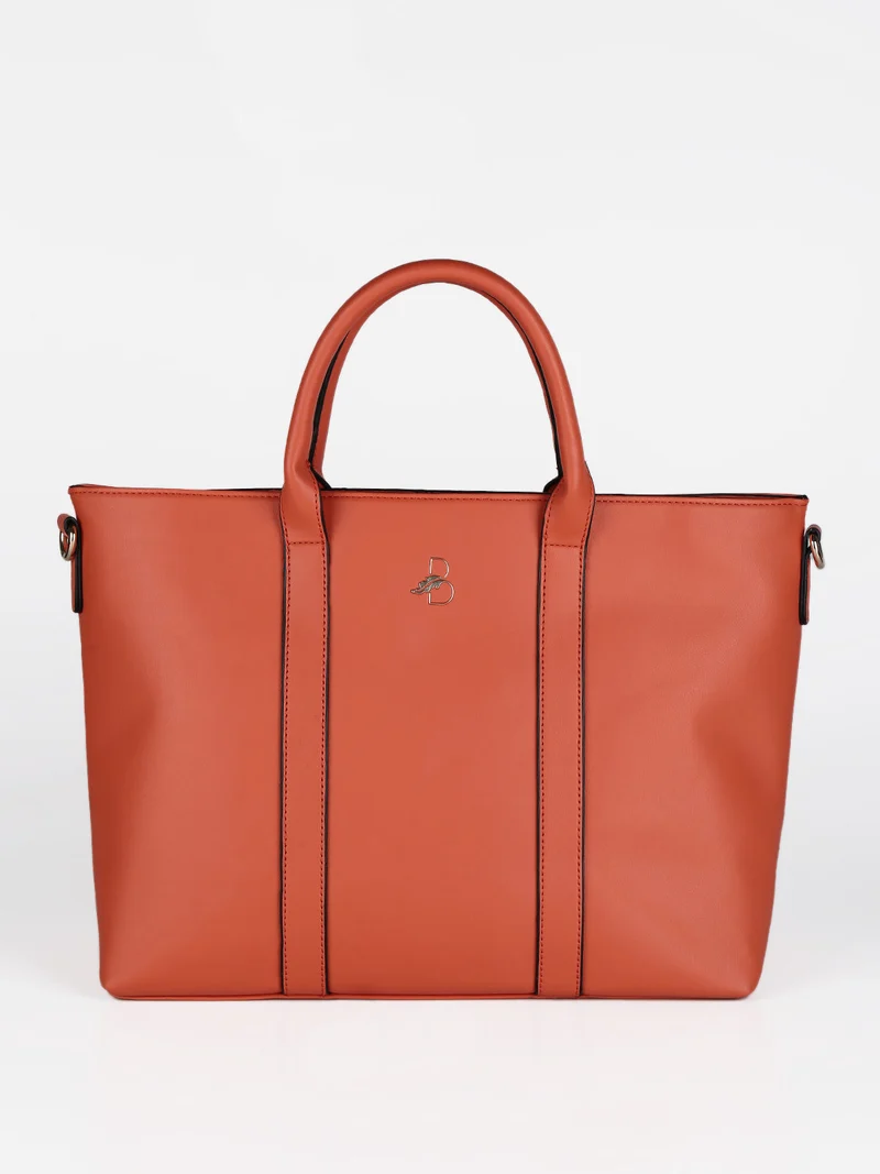 Borsa donna modello tote - arancione