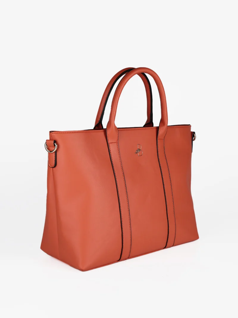 Borsa donna modello tote - arancione