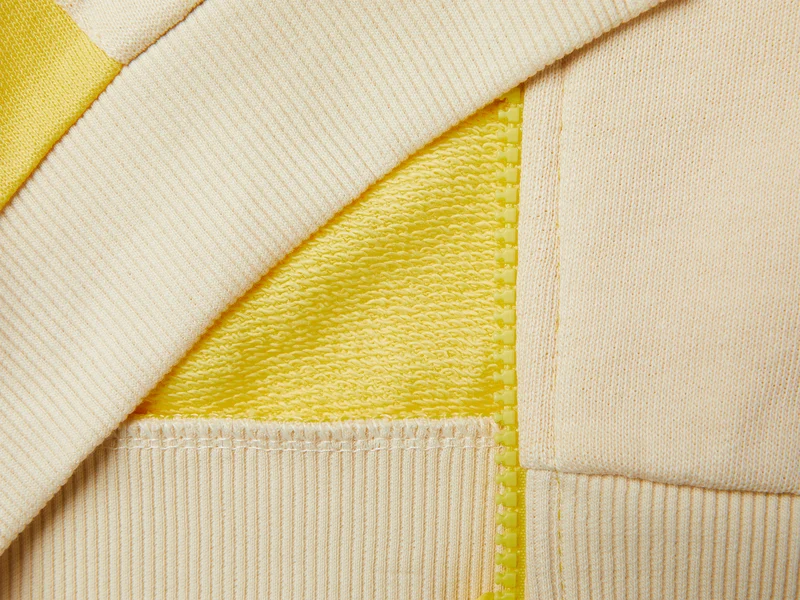 Sweatshirt aus Bio-Baumwolle mit Reißverschluss