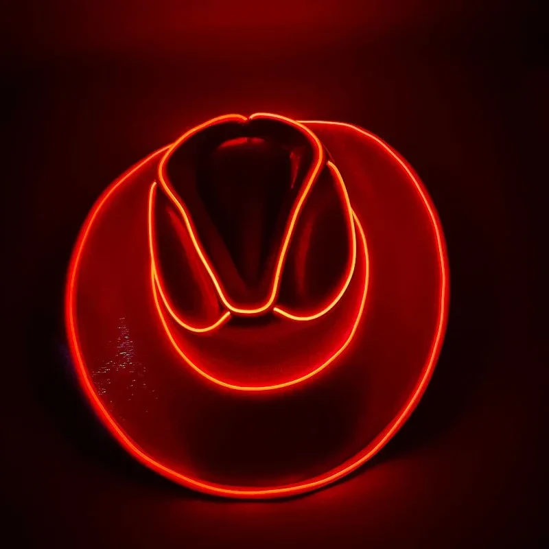 LED Partyhut | Leuchtender Hut mit Neonlichtern | Mehrere Lichtmodi & Einheitsgröße