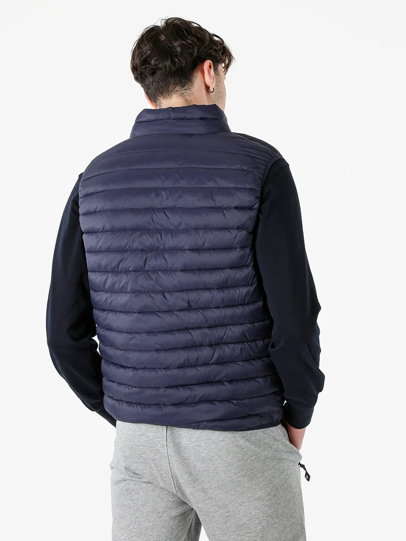 Gilet da uomo imbottito - blu scuro