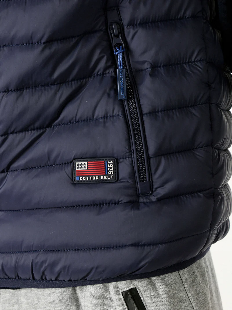 Gilet da uomo imbottito - blu scuro