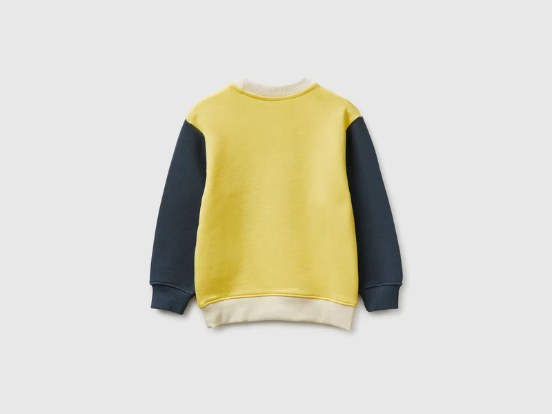 Sweatshirt aus Bio-Baumwolle mit Logodruck