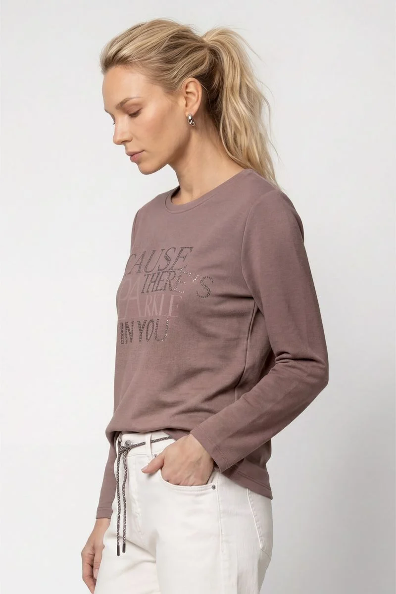 Sweatshirt mit Schmuckdetails
