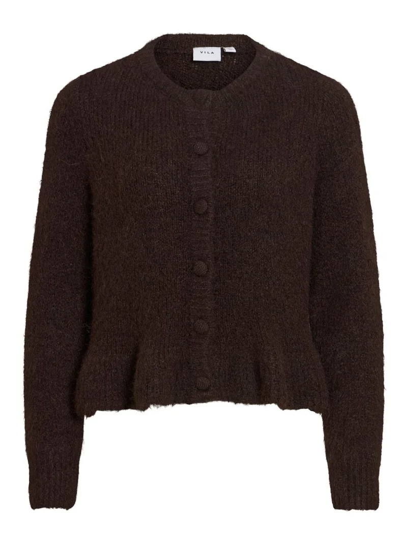 VIBOWS L/S FLOUNCE KNIT CARDIGAN-NOOS