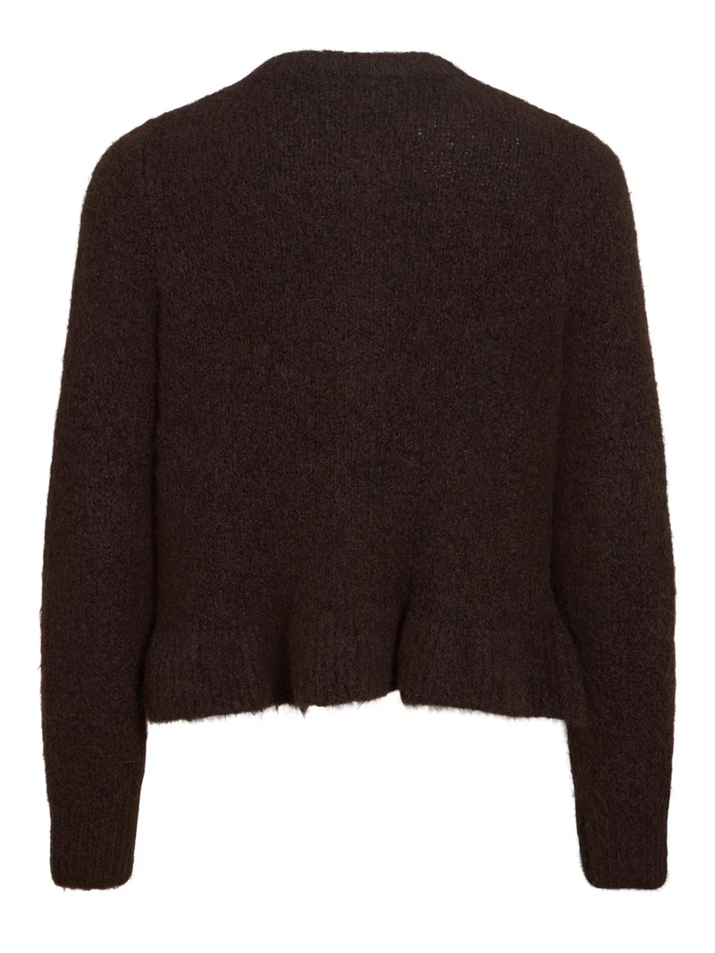 VIBOWS L/S FLOUNCE KNIT CARDIGAN-NOOS