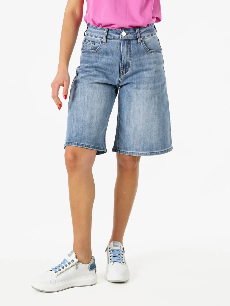Bermuda donna in jeans - jeans